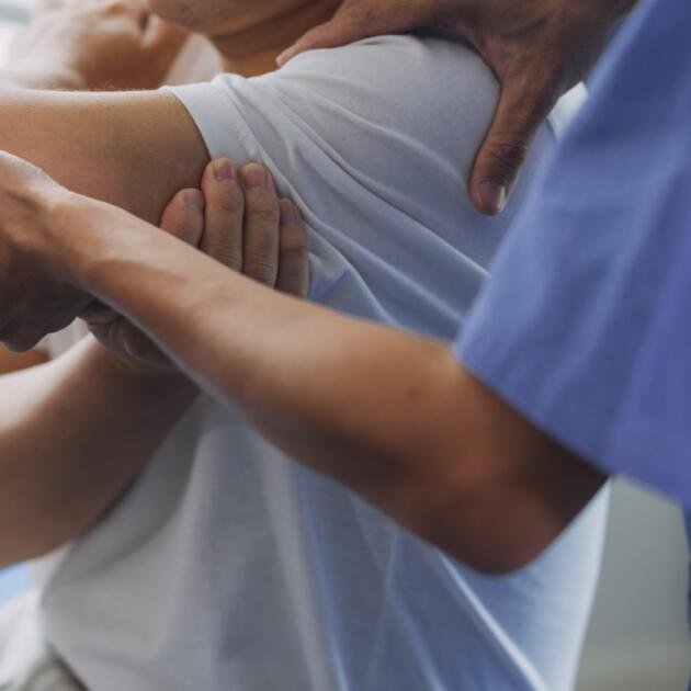Sesión de fisioterapia