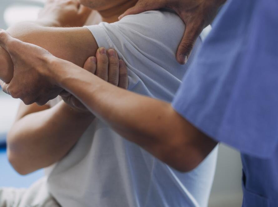 Sesión de fisioterapia